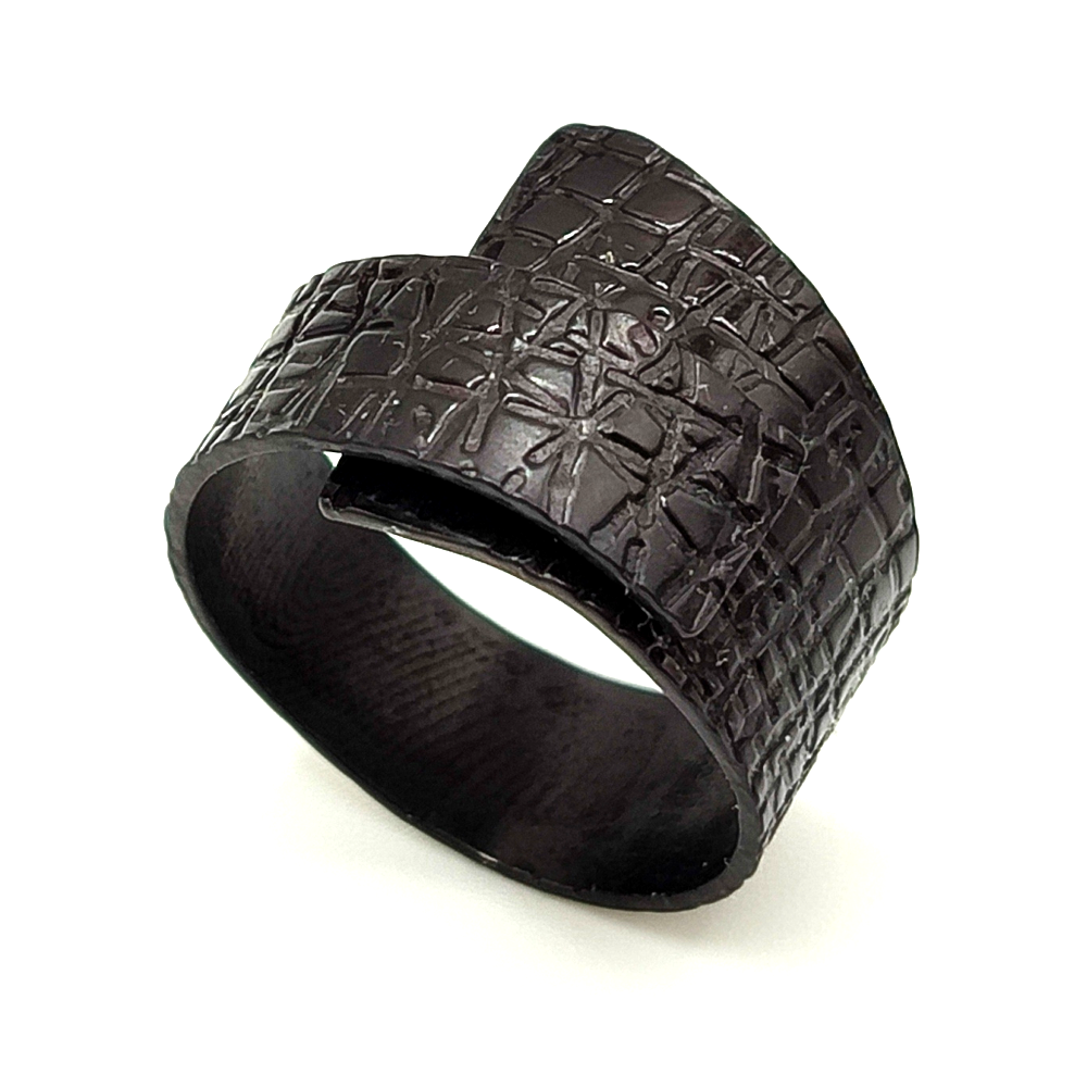 AWA ANILLO ELIPSE BLACK