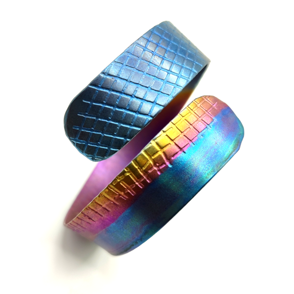 TITANIUM BRACELET ELIPSE SMALL RAINBOW